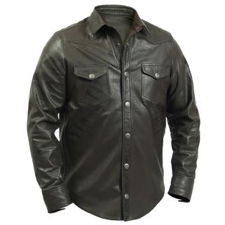 Рубашка из кожи ягненка Khaki